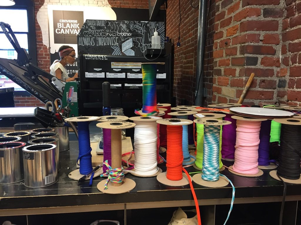 Coloured laces, Converse retail inspiration, Boston